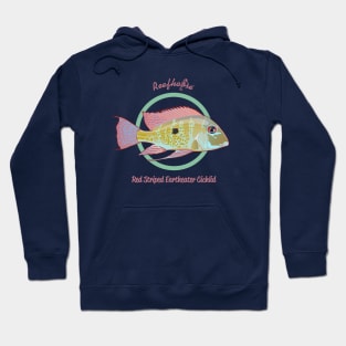 Red Striped Eartheater Cichlid Hoodie